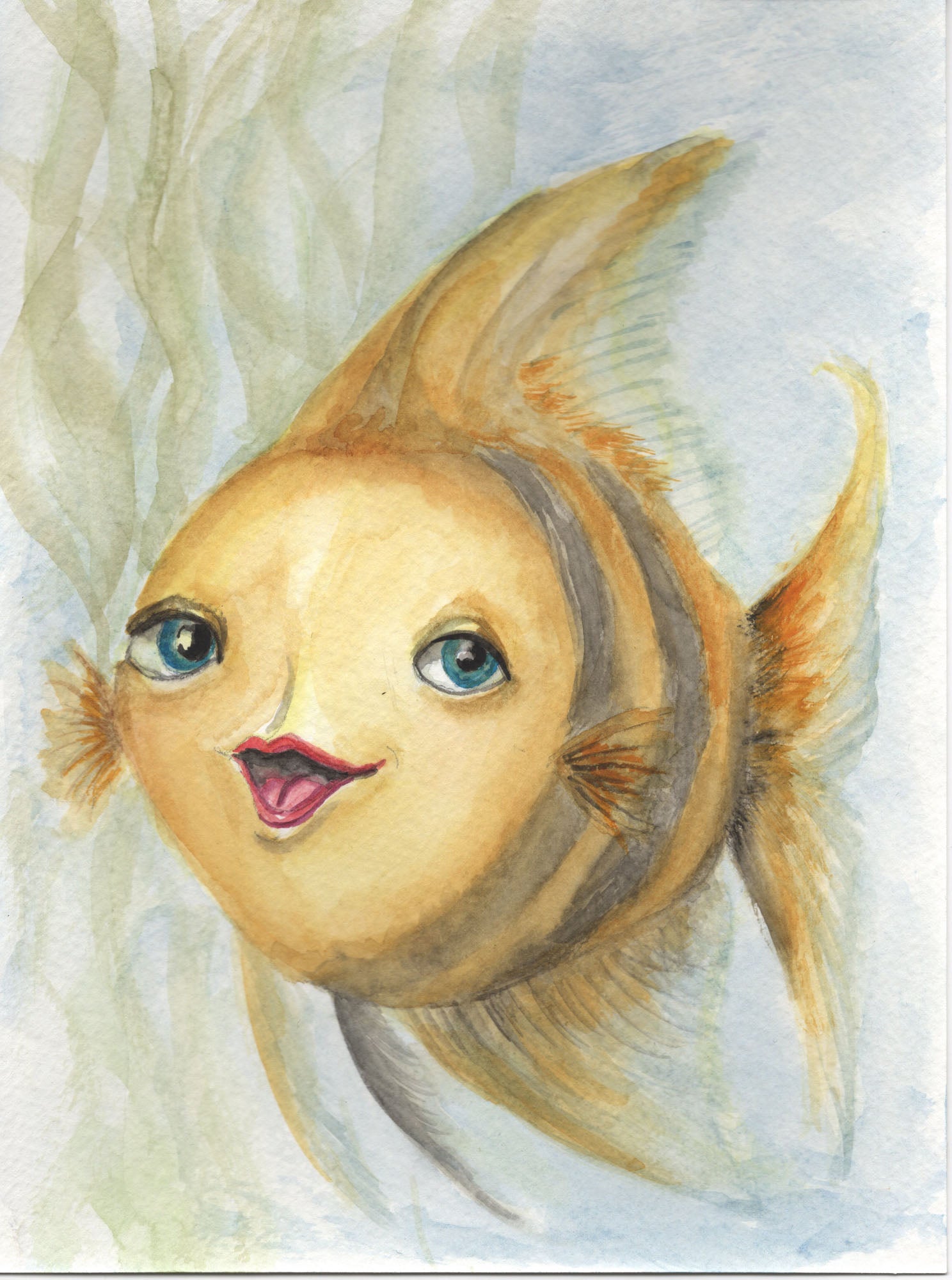 Yellow Black Fish