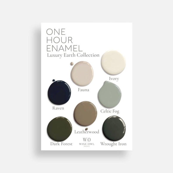 Wise Owl One Hour Enamel - Luxury Earth Sample Set